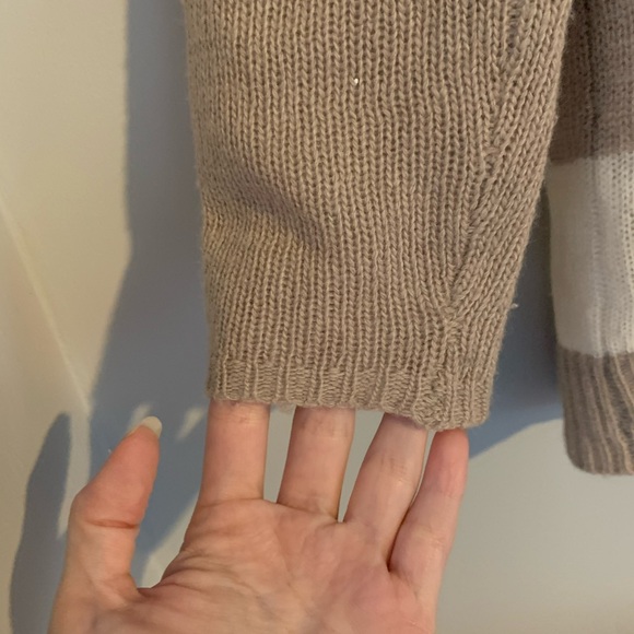 Joie Aurore Striped Cashmere Lambswool Sweater - Picture 4 of 7